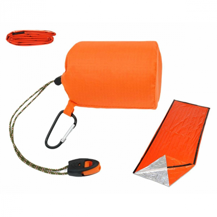 Sac de dormit termic model MINI pentru turism, alpinism, salvare, dimensiune 213 x 91 cm [3]