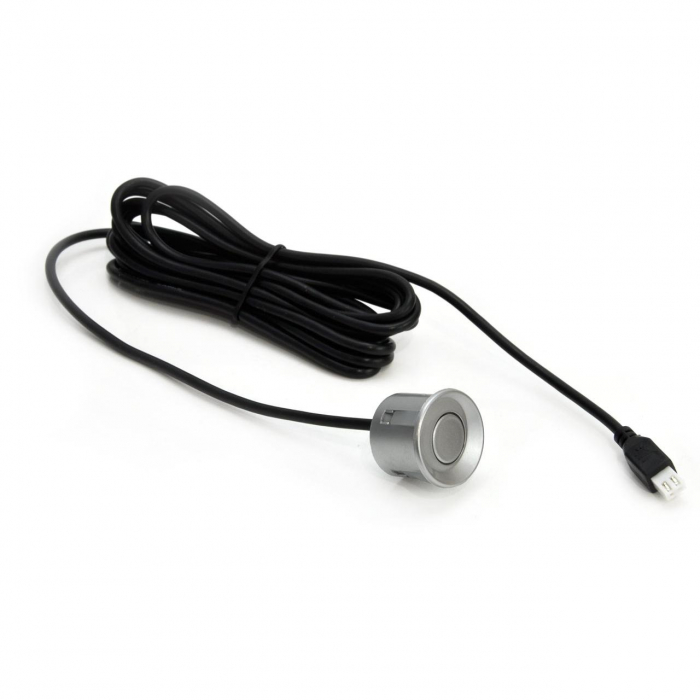 Senzor de parcare Universal pentru sisteme de parcare aftermarket, diametru Ø 22 mm, culoare Argintiu [1]