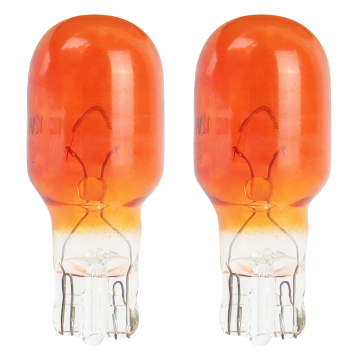 Set 2 becuri cu halogen T15, WY16W, W2.1x9.5d, 12V [2]