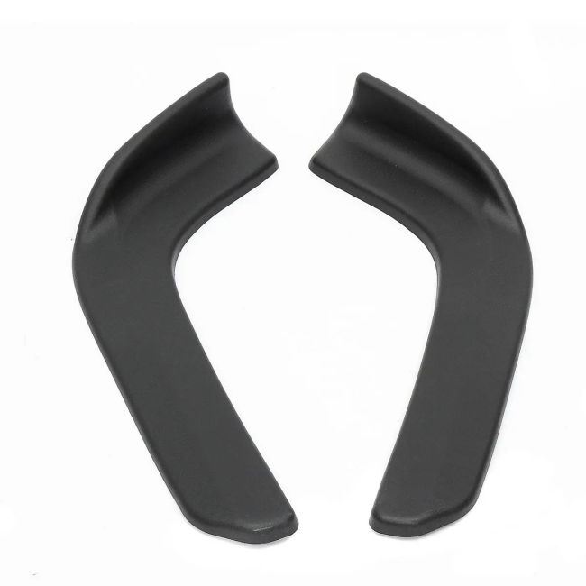 Set 2 buc. aripioare Racing, prelungire bara tuning din plastic culoare neagra [9]