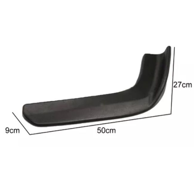 Set 2 buc. aripioare Racing, prelungire bara tuning din plastic culoare neagra [8]