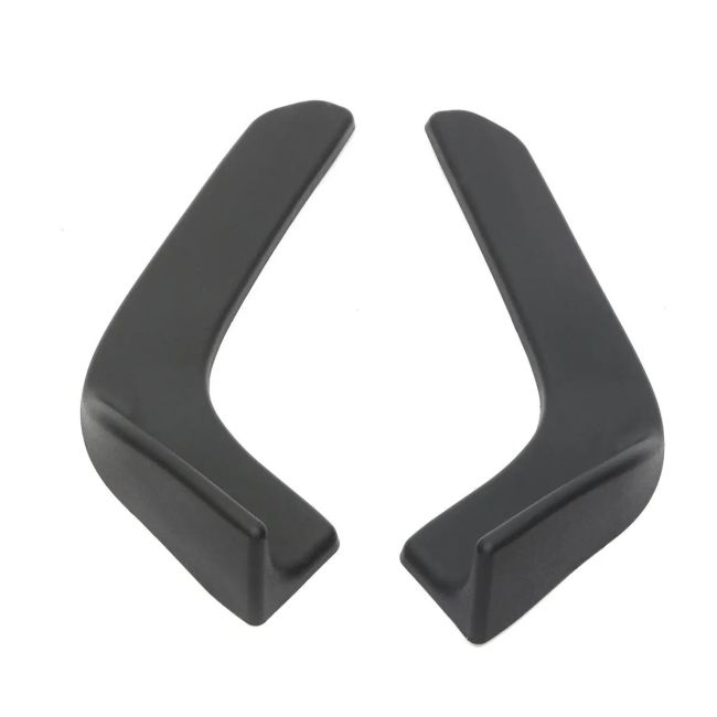 Set 2 buc. aripioare Racing, prelungire bara tuning din plastic culoare neagra [6]