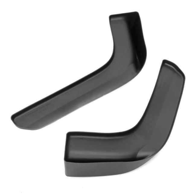 Set 2 buc. aripioare Racing, prelungire bara tuning din plastic culoare neagra [10]