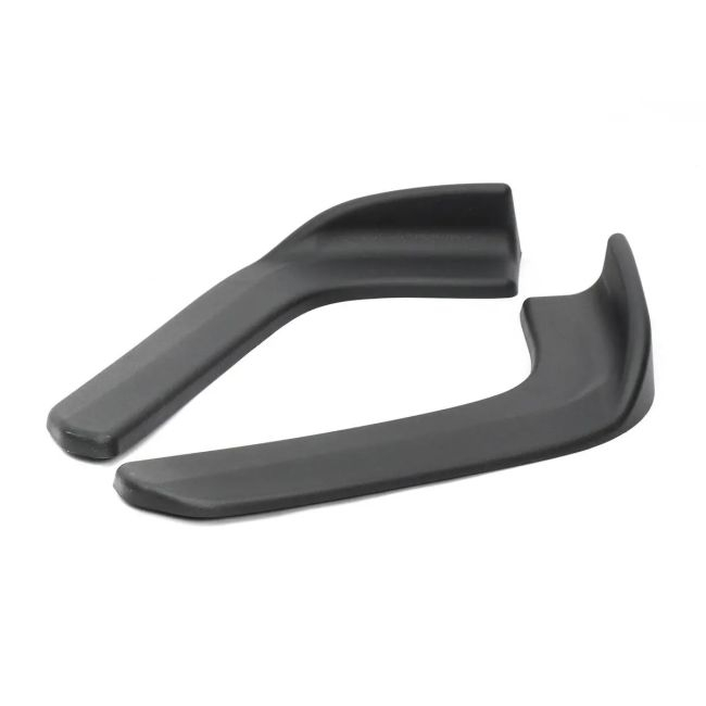 Set 2 buc. aripioare Racing, prelungire bara tuning din plastic culoare neagra [5]