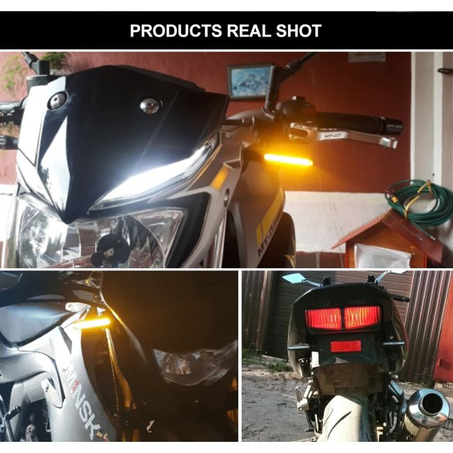 Set 2 lampi Semnalizare Moto SECVENTIALA, cu 2 functii, pozitie si semnalizare, AVX-ZD59B [10]