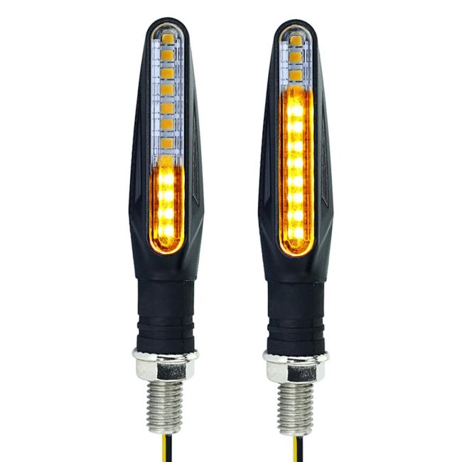 Set 2 lampi Semnalizare Moto SECVENTIALA, cu 2 functii, pozitie si semnalizare, AVX-ZD59B [15]