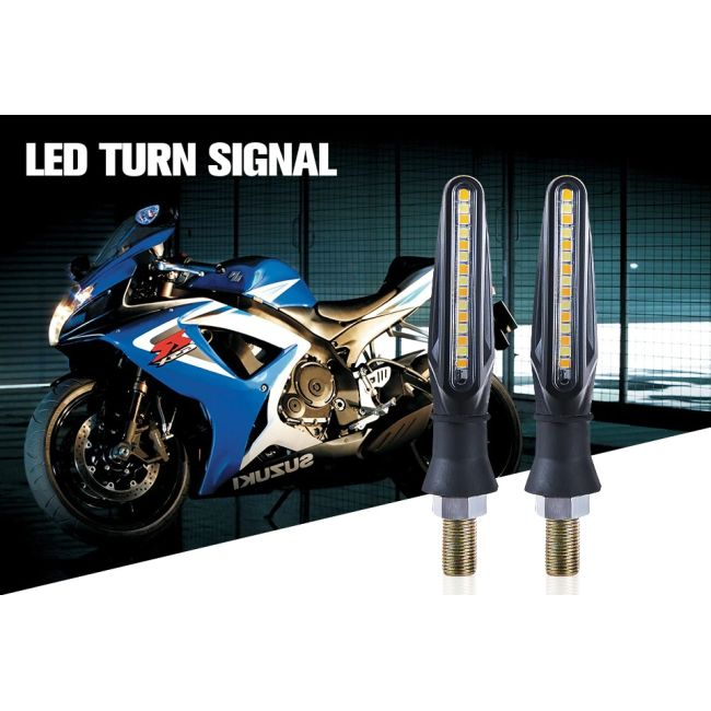 Set 2 lampi Semnalizare Moto SECVENTIALA, cu 2 functii, pozitie si semnalizare, AVX-ZD59B [13]