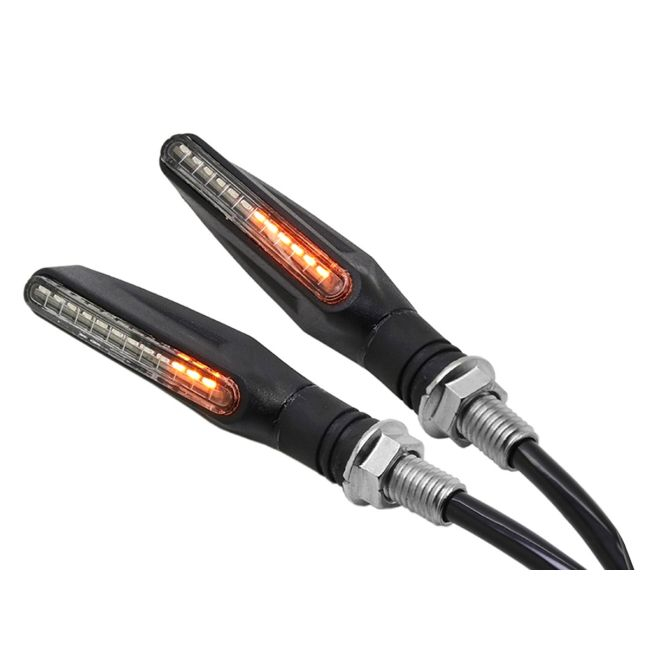 Set 2 lampi Semnalizare Moto SECVENTIALA, cu 2 functii, pozitie si semnalizare, AVX-ZD59B [3]