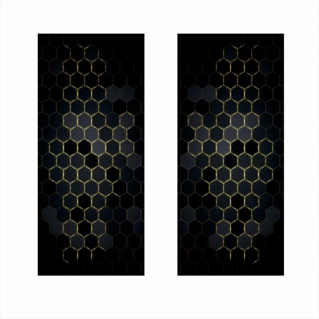 Set 2 stickere decorative pentru stalpii usilor, print autoadeziv de inalta rezolutie, dimensine 2 buc x 50 x 22 cm , cod: AVX-SSU-04 [3]