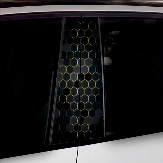 Set 2 stickere decorative pentru stalpii usilor, print autoadeziv de inalta rezolutie, dimensine 2 buc x 50 x 22 cm , cod: AVX-SSU-04 [1]