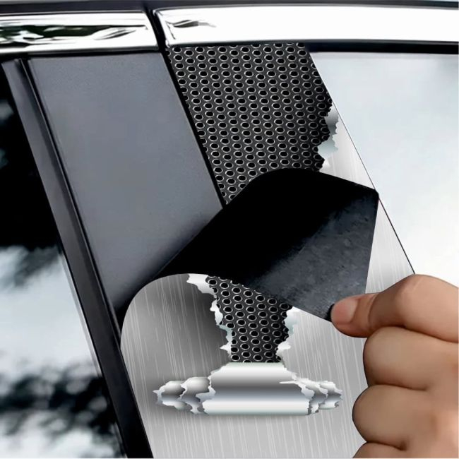 Set 2 stickere decorative pentru stalpii usilor, print autoadeziv de inalta rezolutie, dimensine 2 buc x 50 x 22 cm , cod: AVX-SSU-06 [2]