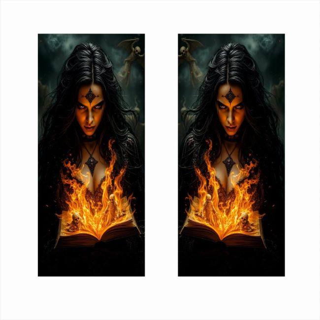 Set 2 stickere decorative pentru stalpii usilor, print autoadeziv de inalta rezolutie, dimensine 2 buc x 50 x 22 cm , cod: AVX-SSU-12 [3]