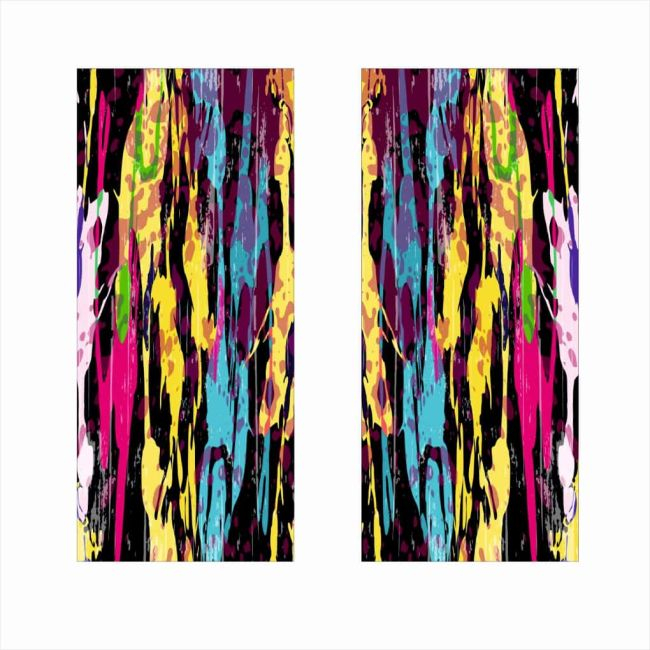 Set 2 stickere decorative pentru stalpii usilor, print autoadeziv de inalta rezolutie, dimensine 2 buc x 50 x 22 cm , cod: AVX-SSU-19 [2]