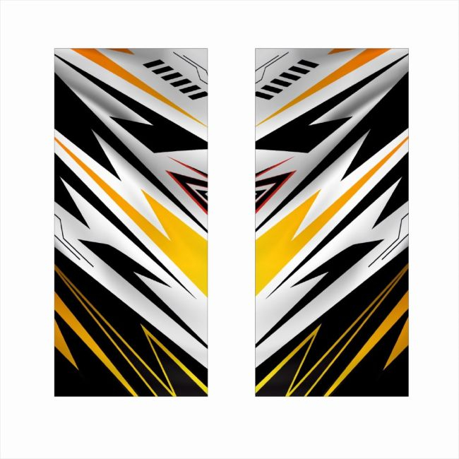 Set 2 stickere decorative pentru stalpii usilor, print autoadeziv de inalta rezolutie, dimensine 2 buc x 50 x 22 cm , cod: AVX-SSU-24 [2]