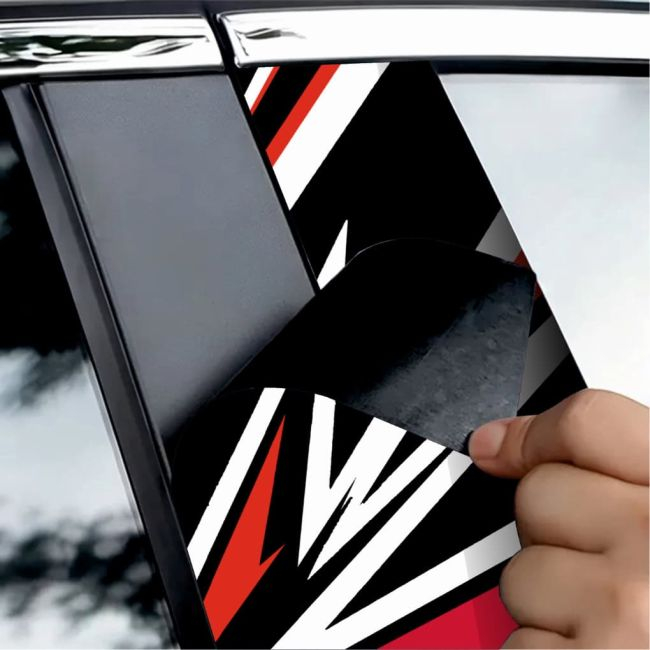 Set 2 stickere decorative pentru stalpii usilor, print autoadeziv de inalta rezolutie, dimensine 2 buc x 50 x 22 cm , cod: AVX-SSU-29 [1]