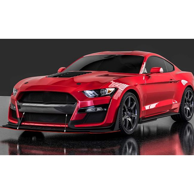 Set 2 Tije din Aluminiu reglabile pentru Consolidare Spoiler, lungime 10cm, IMITATIE CARBON [8]