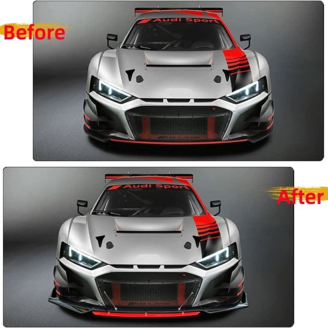 Set 2 Tije din Aluminiu reglabile pentru Consolidare Spoiler, lungime 15cm, IMITATIE CARBON [7]