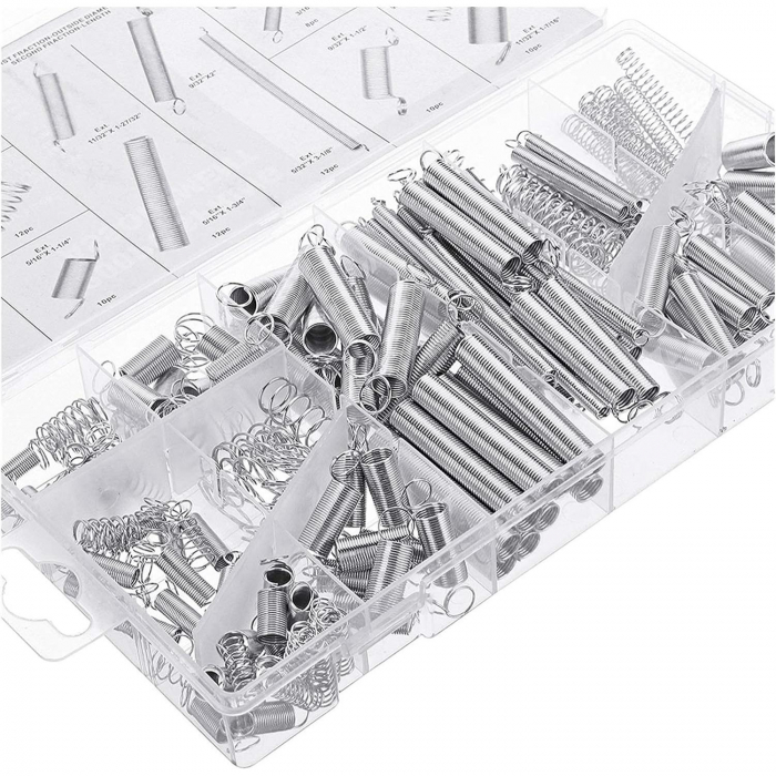 Set 200 arcuri de compresie si extensie de diferite dimensiuni pentru reparatii [1]