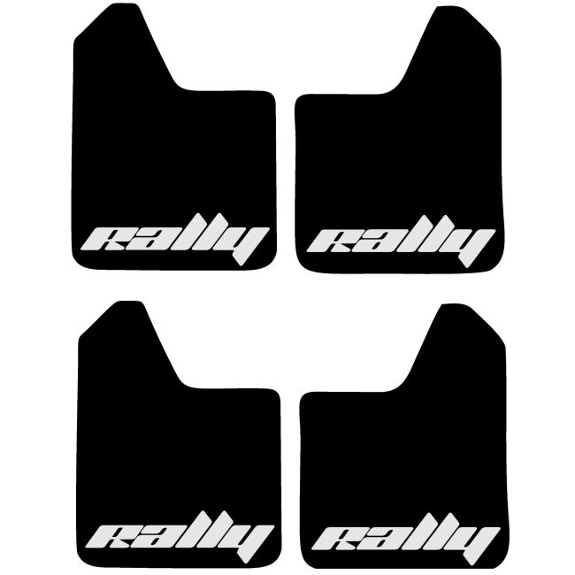 Set 4 Aparatori Noroi SPORT din cauciuc pentru autoturisme, universale,  model Rally, dimensiune 30 x 23cm [2]