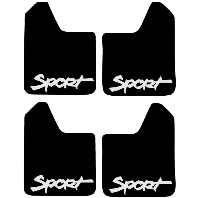 Set 4 Aparatori Noroi SPORT din cauciuc pentru autoturisme, universale,  model Sport, dimensiune 30 x 23cm [3]