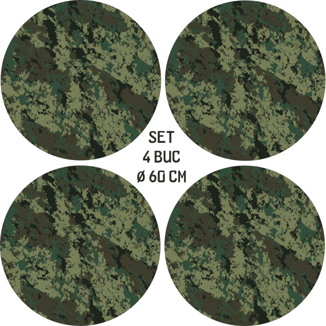Set 4 Folii Imprimate Outdoor cu EcoSolvent, autoadezive, pentru decorarea jantelor auto, dimetru 60 cm, model FJT-07 [4]