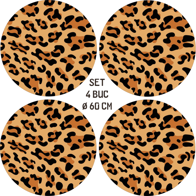 Set 4 Folii Imprimate Outdoor cu EcoSolvent, autoadezive, pentru decorarea jantelor auto, dimetru 60 cm, model FJT-12 [3]