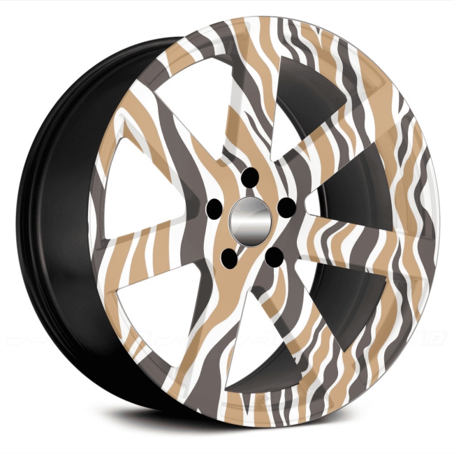 Set 4 Folii Imprimate Outdoor cu EcoSolvent, autoadezive, pentru decorarea jantelor auto, dimetru 60 cm, model FJT-14 [5]