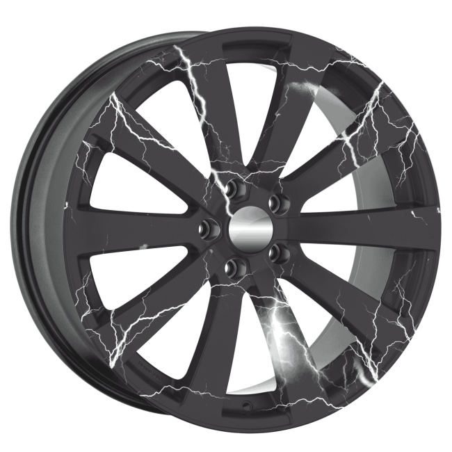Set 4 Folii Imprimate Outdoor cu EcoSolvent, autoadezive, pentru decorarea jantelor auto, dimetru 60 cm, model FJT-34 [3]