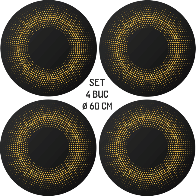 Set 4 Folii Imprimate Outdoor cu EcoSolvent, autoadezive, pentru decorarea jantelor auto, dimetru 60 cm, model FJT-41 [4]