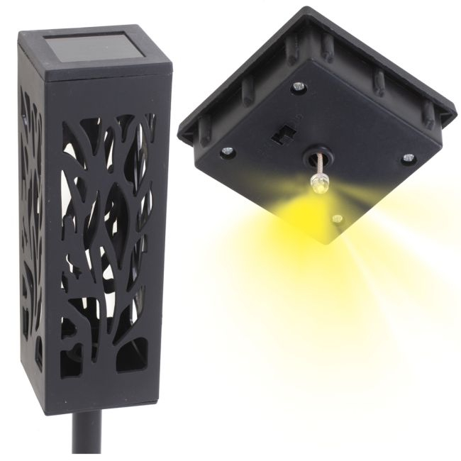 Set 4 lampi solare de gradina cu picior tip "Lampion" cu LED [4]