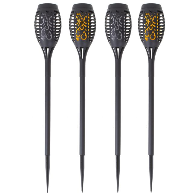 Set 4 lampi solare de gradina tip "Torta" cu 12 LED-uri [2]