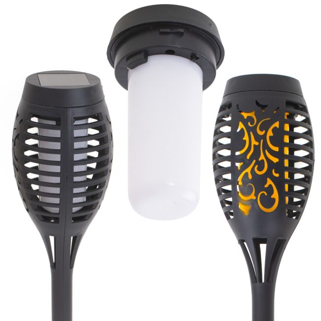 Set 4 lampi solare de gradina tip "Torta" cu 12 LED-uri [4]