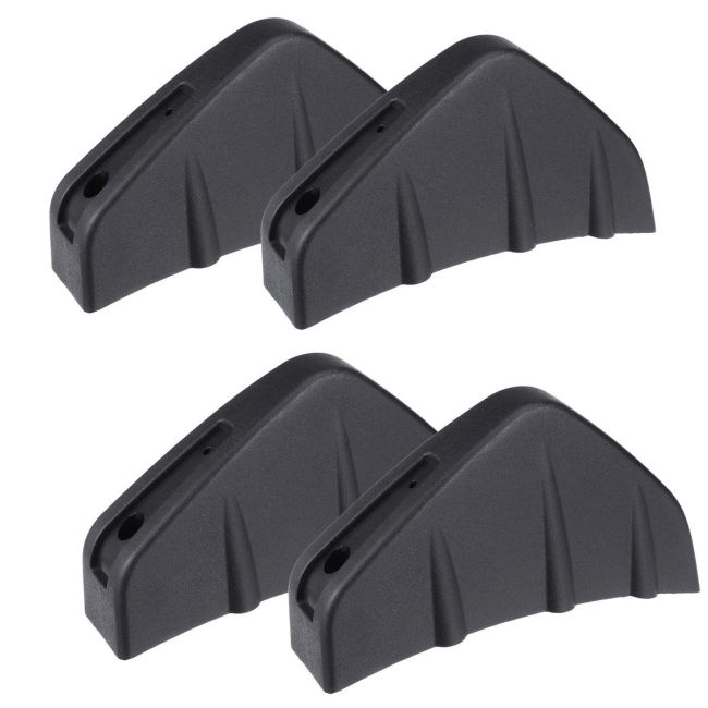 Set 4 ornamente Tuning tip "SPLITTER" pentru bara spate, culoare Neagra [3]