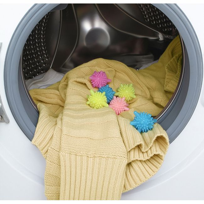 Set 5 bile anti-scamosare si inmuiere a rufelor, pentru masina de spalat [5]