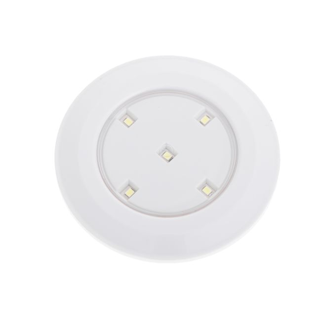 Set 6 Lampi LED Wireless, autoadezive, cu telecomanda, pentru iluminat scari sau mobilier [5]