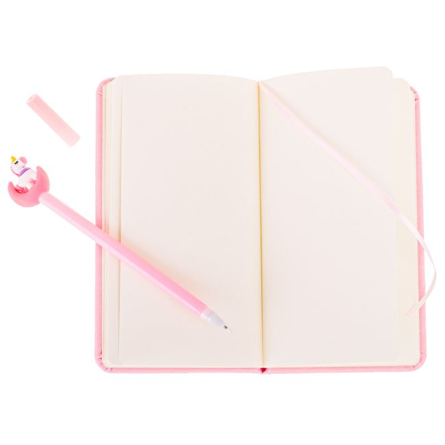 Set Cadou pentru Copii, Caiet cu Unicorn finisat cu piele ecologica + Pix cu Unicorn [3]