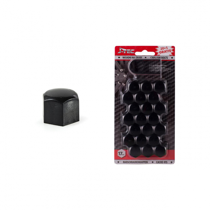 Set capace prezoane 17 mm, culoare Negru [2]