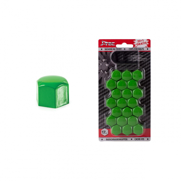 Set capace prezoane 17 mm, culoare Verde [1]
