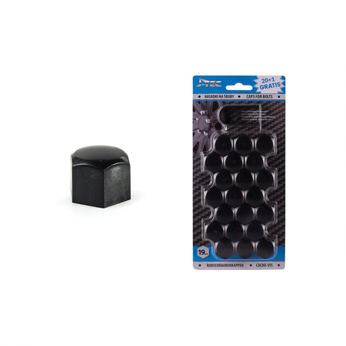 Set capace prezoane 19 mm, culoare Negru [2]