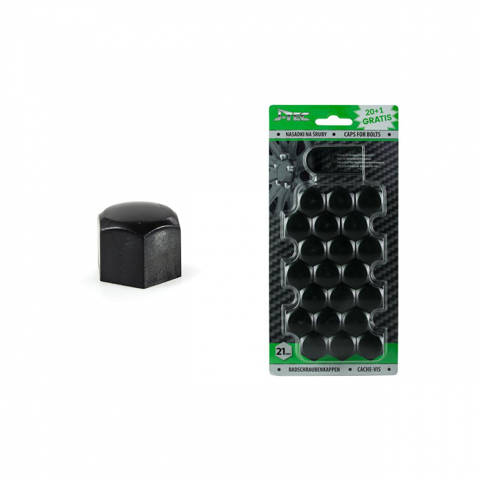 Set capace prezoane 21 mm, culoare Negru [2]