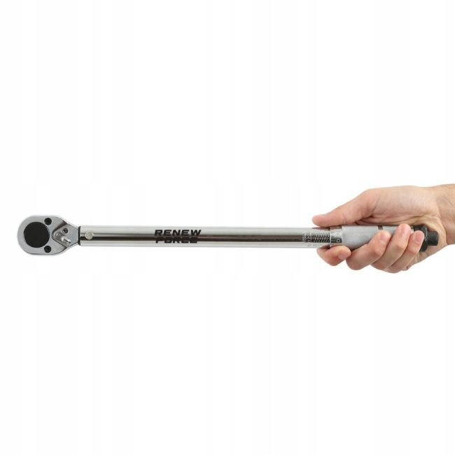 Set cheie dinamometrica din otel/crom, 1/2 inch, reglabila 28-210 Nm, cu 3 tubulare incluse si manusi [3]
