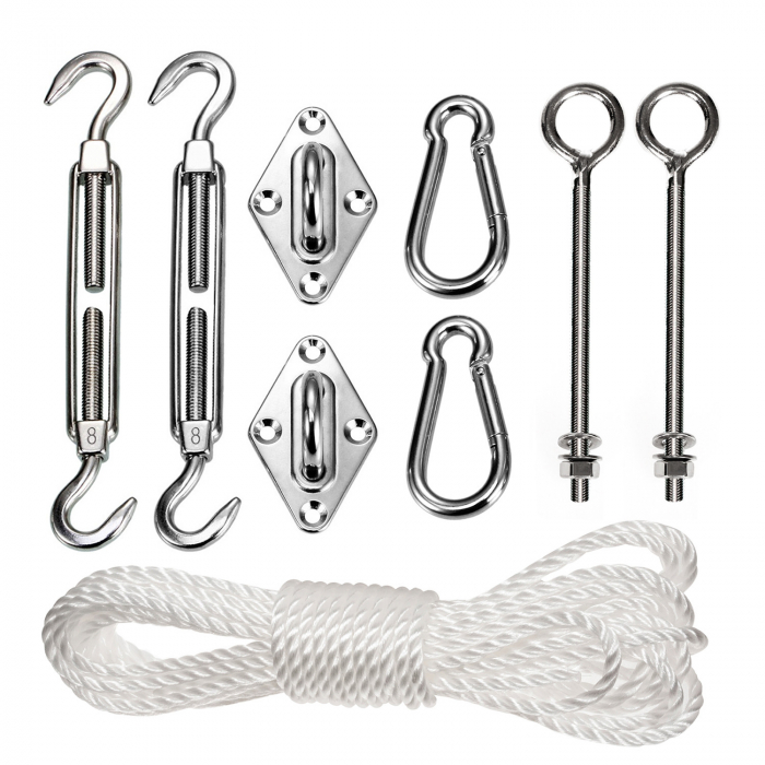 Set montaj Umbrar de Gradina din INOX GB508, 9 piese [3]