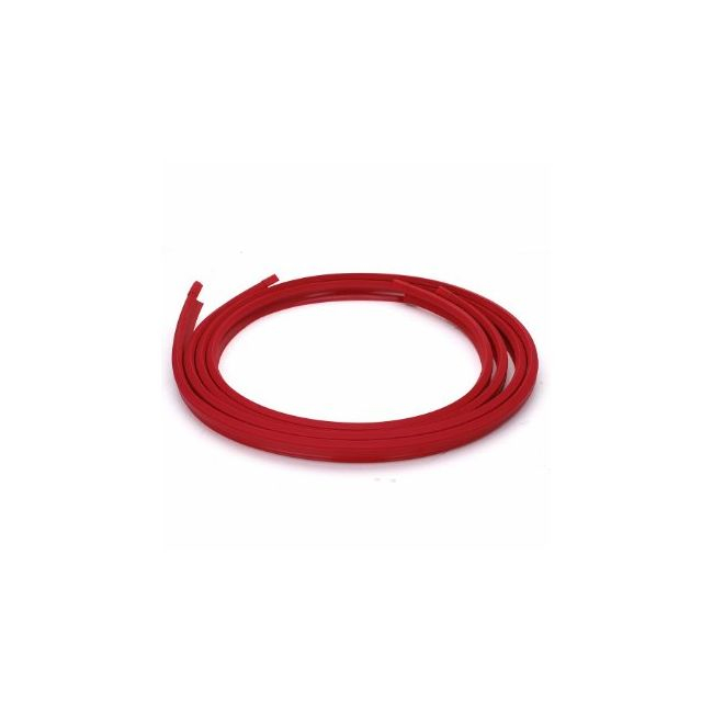 Set protectie jante, calitate Premium, 4 inele din plastic, culoare ROSU [2]