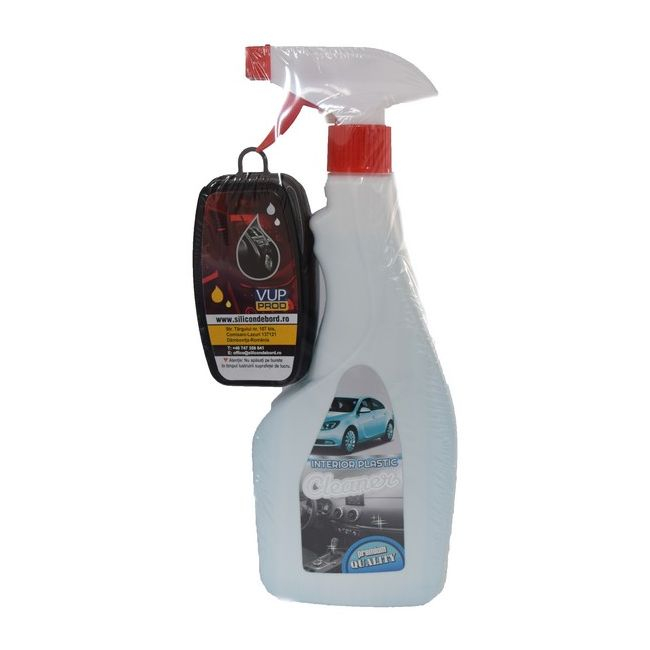 Solutie intretinere, revitalizare si curatare elemente din plastic, 500ml, cu pulverizator si aplicator [2]