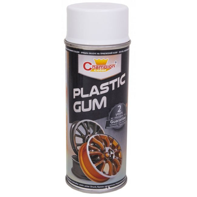 Spray Vopsea Cauciucata pentru Jante, culoare Alba, 400ml, Champion Color [2]