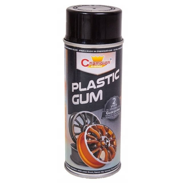 Spray Vopsea Cauciucata pentru Jante, culoare Neagra, 400ml, Champion Color [3]