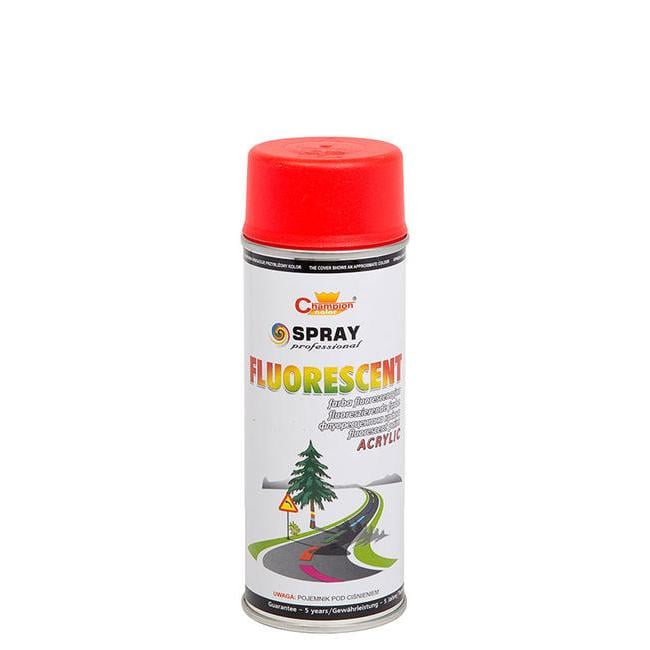 Spray Vopsea Fluorescent 400ml Rosu Champion Color [1]