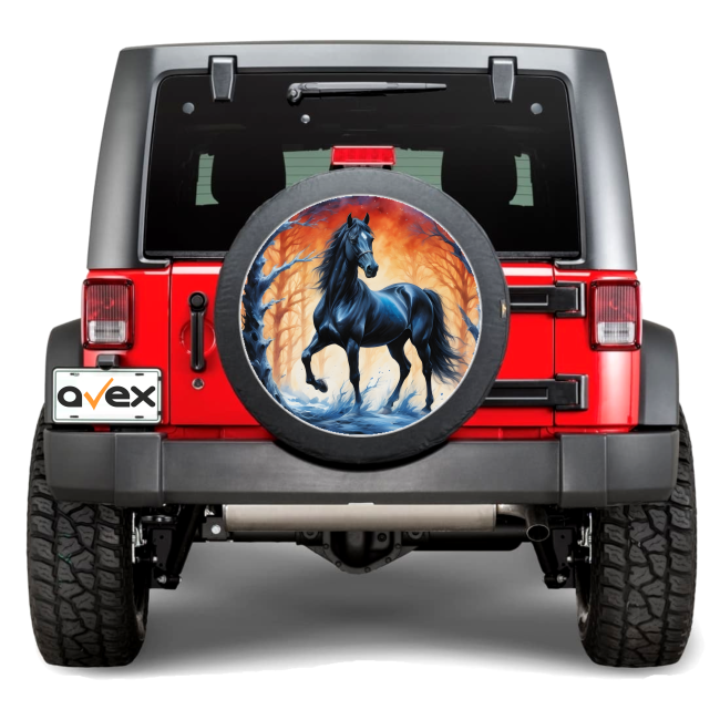 Sticker Auto "Roata de Rezerva" rezistenta la intemperii si raze UV, diametru 55 cm, Cod: AVX-RR13 [1]