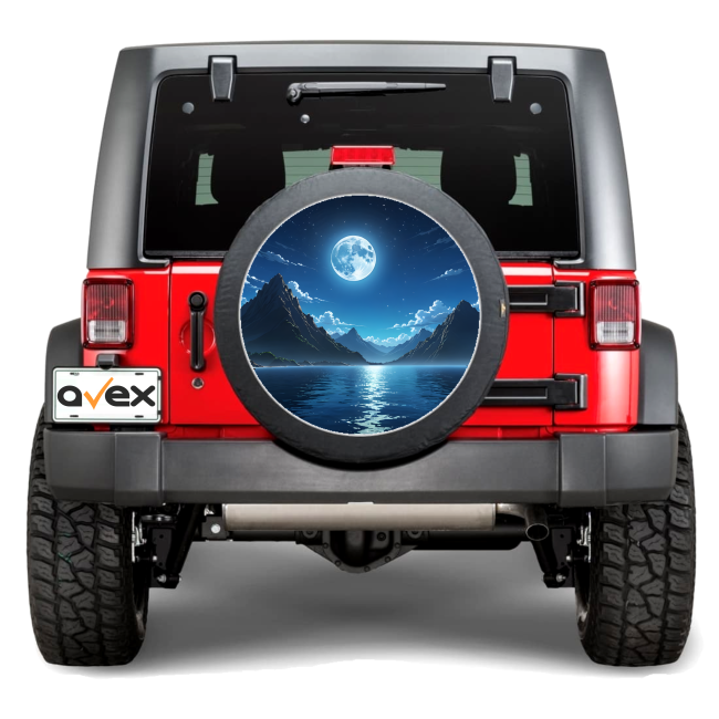 Sticker Auto "Roata de Rezerva" rezistenta la intemperii si raze UV, diametru 55 cm, Cod: AVX-RR14 [1]