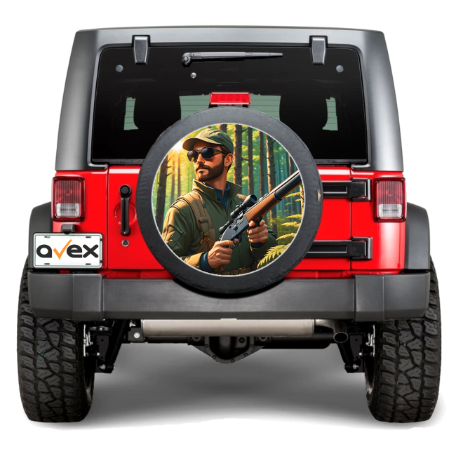 Sticker Auto "Roata de Rezerva" rezistenta la intemperii si raze UV, diametru 55 cm, Cod: AVX-RR20 [1]